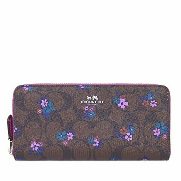 Coach Handbags - NEW Coach Slim Wallet in Signature  C Ranch floral